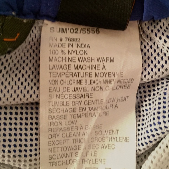 Timberland Blue Cargo Swim Trunks/ Board Shorts - Picture 5 of 7